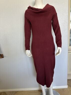 MEROKEETY Women Long Sleeves Maxi Dress Size M